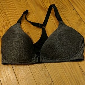 Racerback gray bra 36C